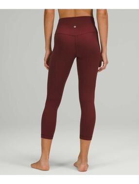 Lululemon Align Crop 23" Red Merlot Size 6